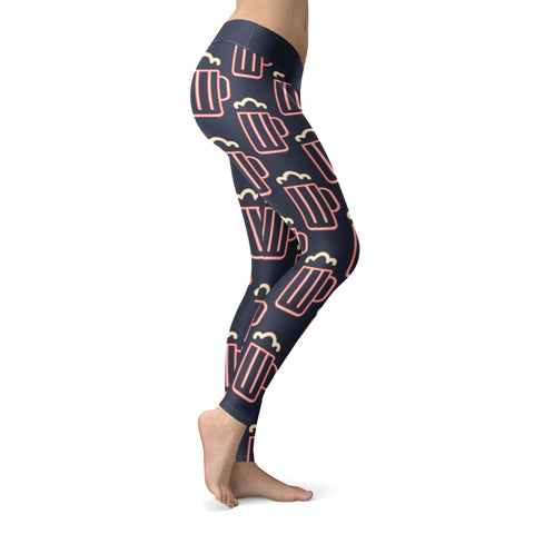 Image of Neon Light Beer Mug Leggings