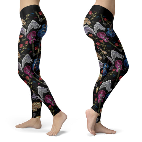 Image of Rock and Roll Wings Leggings
