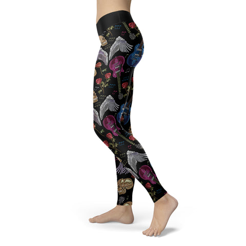Image of Rock and Roll Wings Leggings