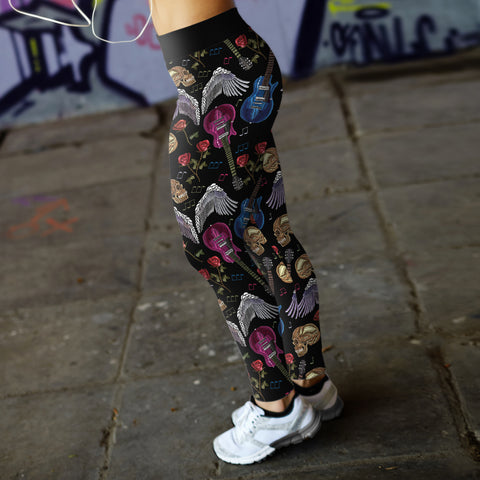 Image of Rock and Roll Wings Leggings