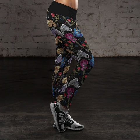 Image of Rock and Roll Wings Leggings
