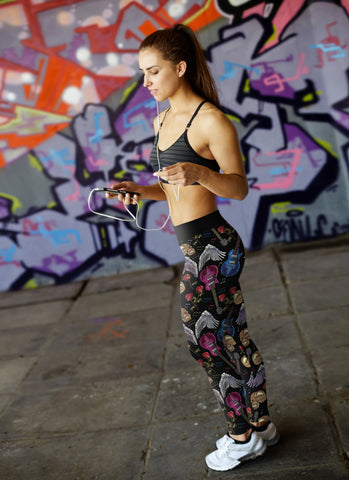 Image of Rock and Roll Wings Leggings