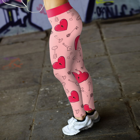Image of Key to My Heart Leggings