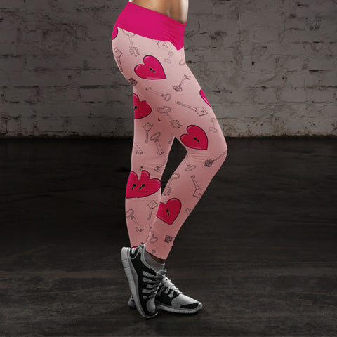 Image of Key to My Heart Leggings