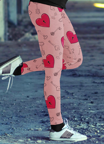 Image of Key to My Heart Leggings
