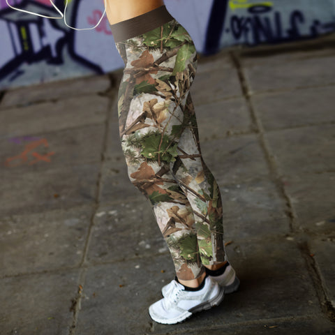 Image of Hunting Leggings Realistic Camo