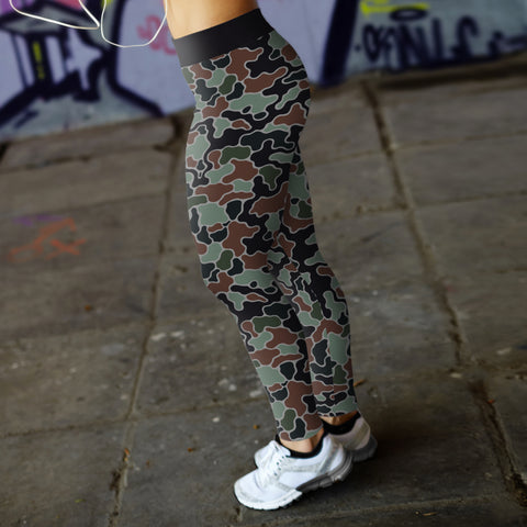 Image of Hunting Leggings Abstract Camo