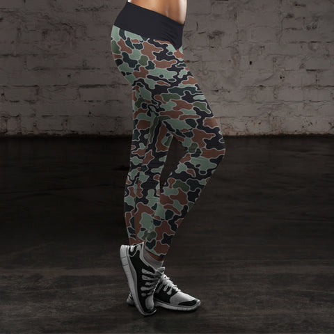 Image of Hunting Leggings Abstract Camo