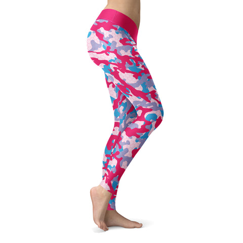 Image of Hunting Leggings Colorful Camo