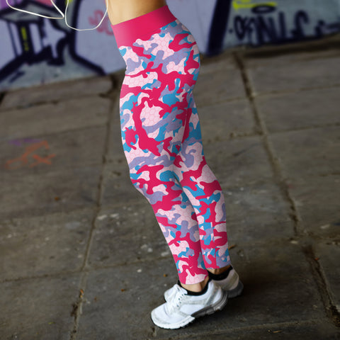 Image of Hunting Leggings Colorful Camo