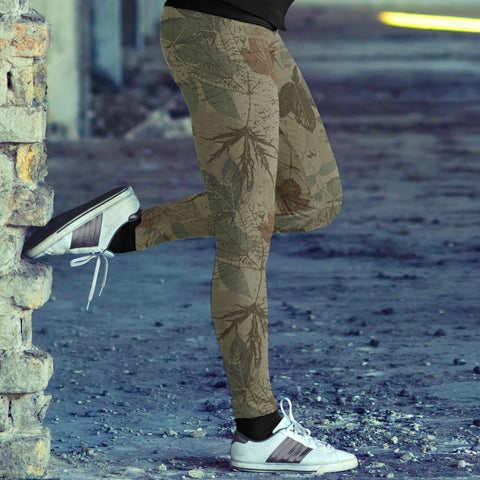 Image of Hunting Leggings Vintage Leaf Camo