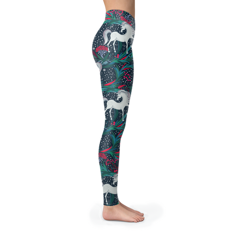 Image of Horse Leggings White Horse