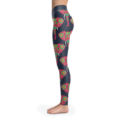 Image of Elephant Leggings Ornamental