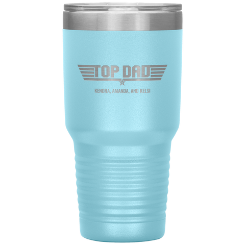 Image of Top Dad Personalized Tumbler