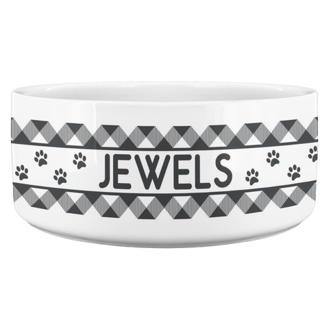 Image of Ceramic Dog Bowl Jewels