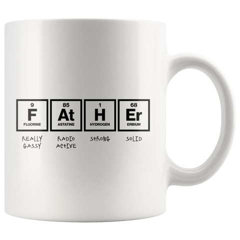 Image of Father Elements White Ceramic Mug