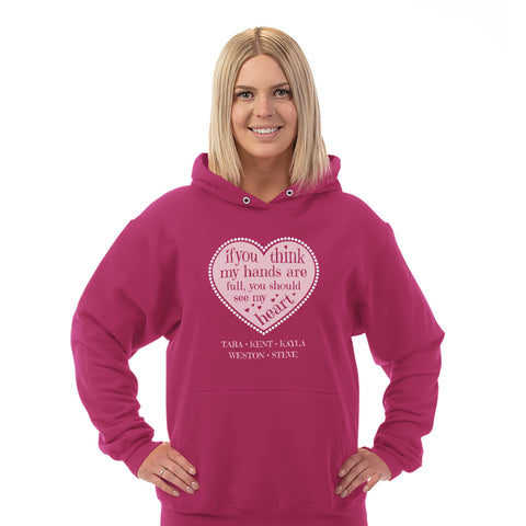Image of Full Heart Personalized Hoodie