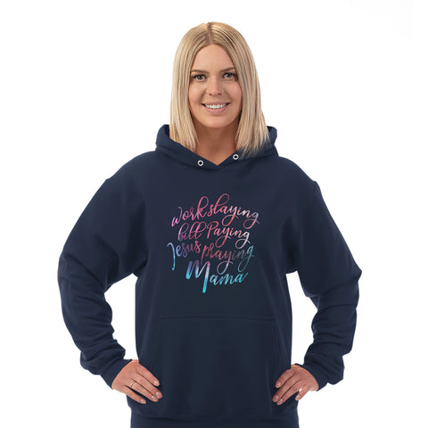 Image of Jesus Praying Mama Hoodie