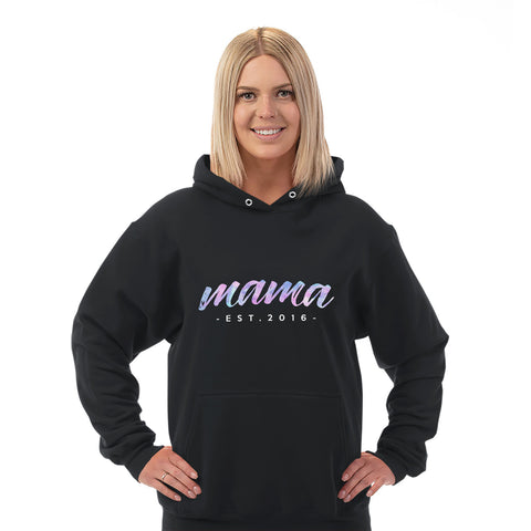 Image of Mama Est Personalized Hoodie