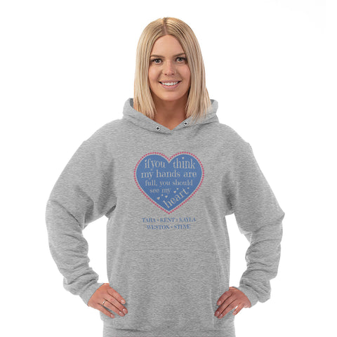 Image of Full Heart Personalized Hoodie