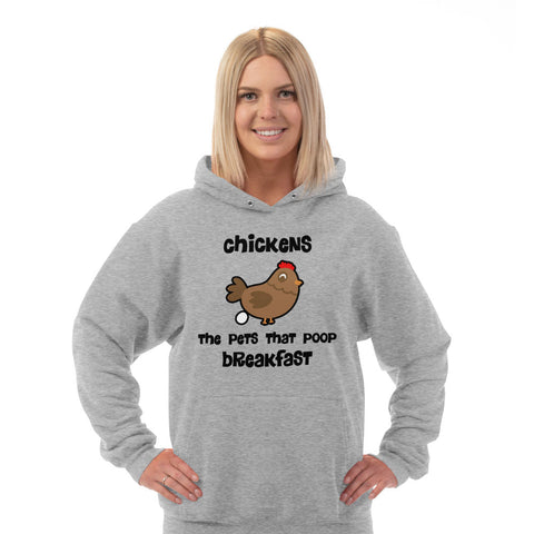 Image of Hoodie Chickens The Pet That Poop Breakfast