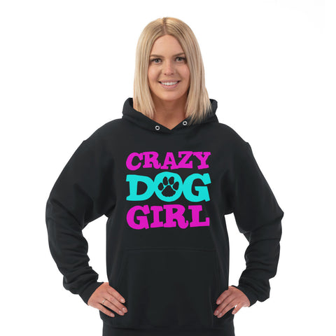 Image of Hoodie Crazy Dog Girl