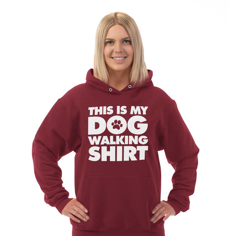 Image of Hoodie Dog Walking Shirt