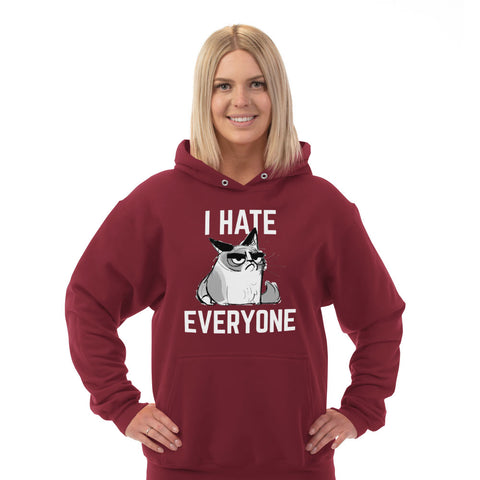 Image of Hoodie I Hate Everyone