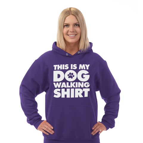 Image of Hoodie Dog Walking Shirt