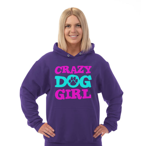 Image of Hoodie Crazy Dog Girl