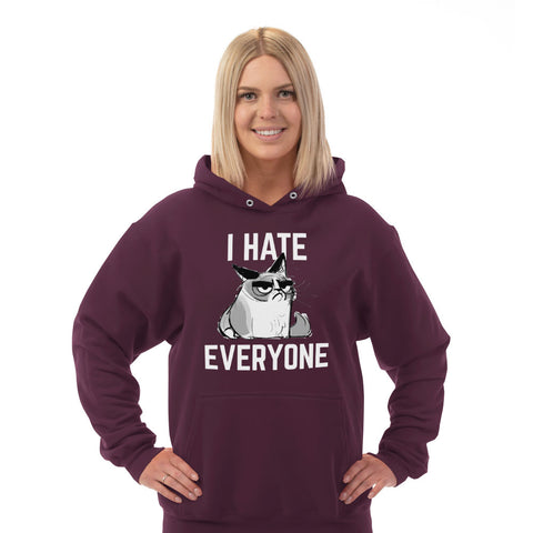 Image of Hoodie I Hate Everyone