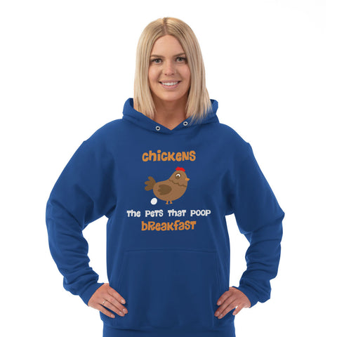 Image of Hoodie Chickens The Pet That Poop Breakfast