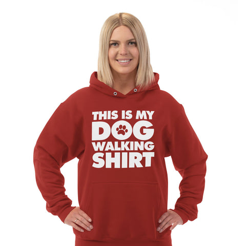 Image of Hoodie Dog Walking Shirt