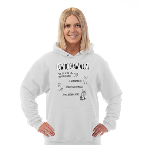 Image of Hoodie How to Draw a Cat