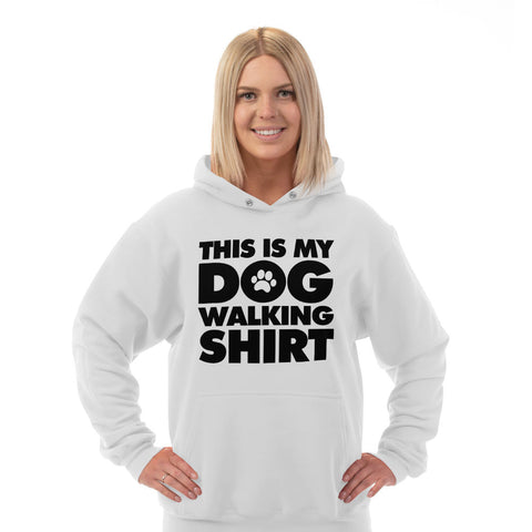 Image of Hoodie Dog Walking Shirt
