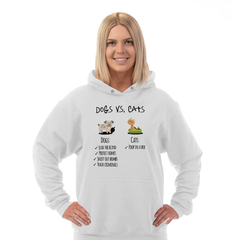 Image of Hoodie Dogs vs Cats