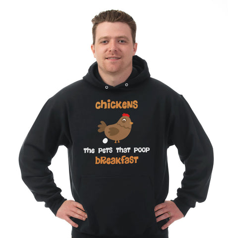 Image of Hoodie Chickens The Pet That Poop Breakfast