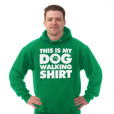 Image of Hoodie Dog Walking Shirt