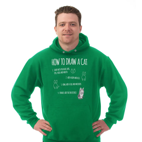 Image of Hoodie How to Draw a Cat