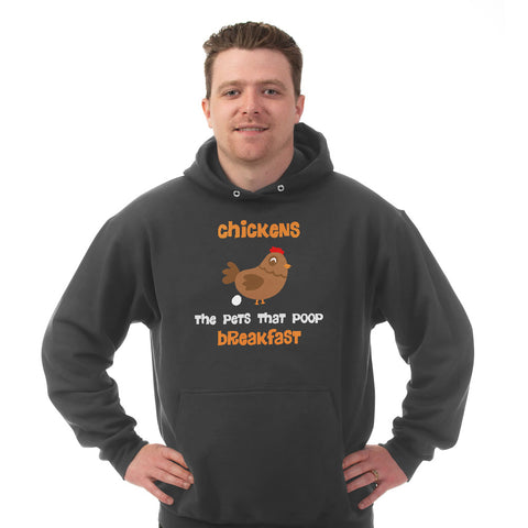 Image of Hoodie Chickens The Pet That Poop Breakfast