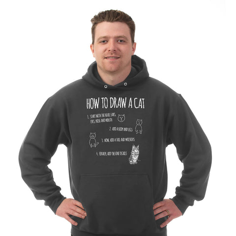 Image of Hoodie How to Draw a Cat