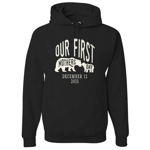 Image of First Mothers Day Personalized Hoodie