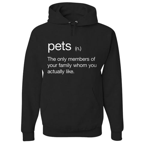Image of Hoodie Pets Definition