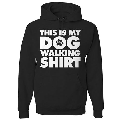 Image of Hoodie Dog Walking Shirt