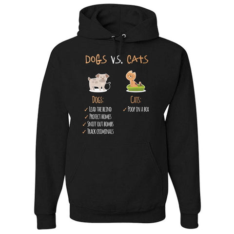 Image of Hoodie Dogs vs Cats