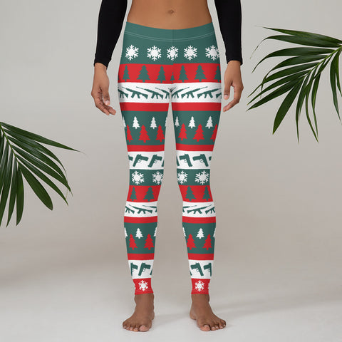Image of Christmas and Guns Leggings