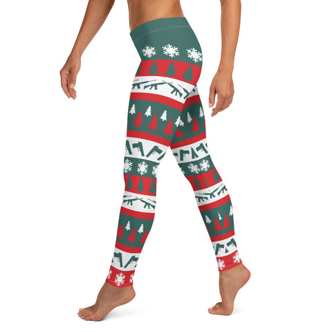 Image of Christmas and Guns Leggings
