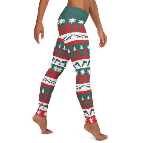 Image of Christmas and Guns Leggings