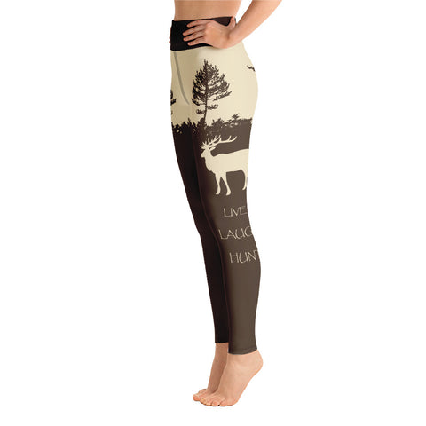 Image of Live Laugh Hunt Yoga Leggings