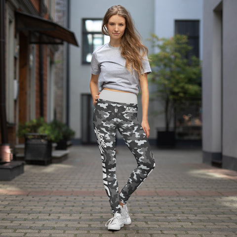 Image of Love Fishing Silver Camo Yoga Leggings